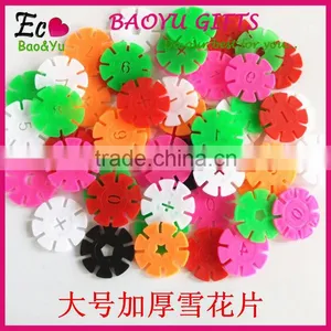 Wholesale Plastic SnowFlakes Building Blocks Toys for Kids 120pcs/bag thumbnail-1