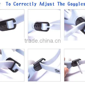 Hot Selling Swimming Glasses Junior Waterproof Eyewear in One Piece Design thumbnail-2