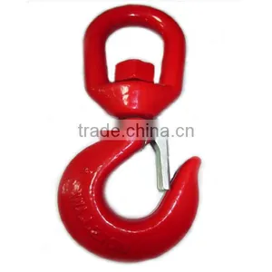 Drop Forged Swivel Hoist Hook With Safety Latch thumbnail-4