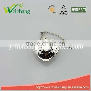 WCTS190 Good Quality Hot Sale Stainless Steel Heart Shape Funny Shape Tea Ball Tea Infuser With Tray thumbnail-3