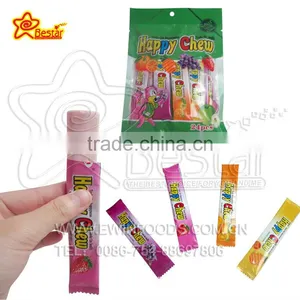 Happy Chew Fruity Flavors Soft Chewy Candy thumbnail-1