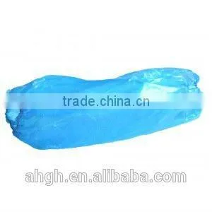 White Plastic Oversleeves/disposable pe Sleeve Cover,Cheap Disposable Waterproof PE Sleeve Cover thumbnail-6