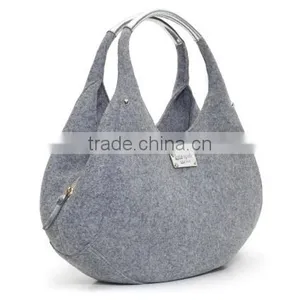 Eco-friendly Women Felt Handbag , Shoulder Bag thumbnail-1