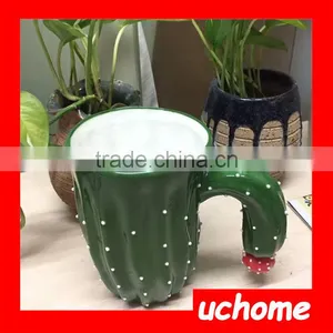UCHOME 2017 Hot Sale Ceramic Cup Creatice Cactus Shape Coffee Mug thumbnail-5