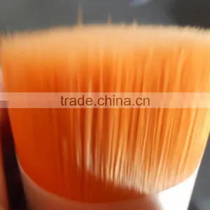 ORANGE PBT NYLON TAPERED FILAMENT FOR PAINT BRUSH BRISTLE/ ARTIST BRUSH FIBER thumbnail-1