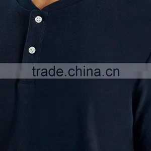 2015 Selected Men Navy Long Sleeves t Shirts Custom Design Full Sleeve t Shirt Wholesale thumbnail-3