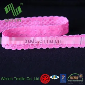 Beautiful Flower Designed Picot Elastic Tape for Garment Used thumbnail-5