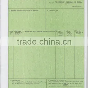 GENERALIZED SYSTEM OF PREFERENCES CERTIFICATE OF ORIGIN (FA) thumbnail-1