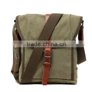Vintage Casual Cotton Canvas Shoulder Bag,Haversack for Unisex thumbnail-1