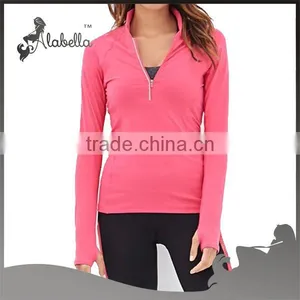 Running Jacket With Front Zipper High Collar Hoodie thumbnail-1