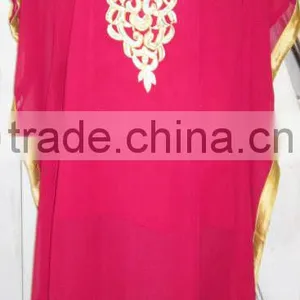 Embroidered Caftan Kaftan Tunic COVER UP Blouse thumbnail-1
