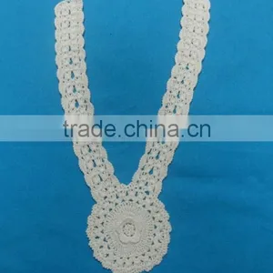 Crochet Cotton Collar Neck Lace thumbnail-1