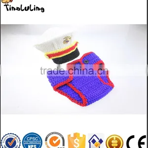 NPT41 Tinaluling Hot Selling Lifelike Navy Theme Design Knitting Suit Baby Photography Props thumbnail-2