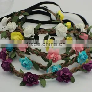 Princess Flower Wedding Headband thumbnail-5