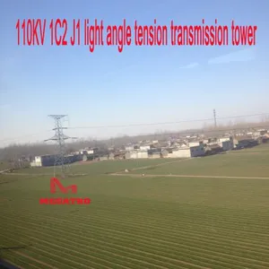 MEGATRO 110kV 1C2 J1 Light Angle Tension Transmission Tower thumbnail-2