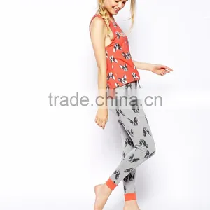 Bulldog Vest and Legging Pyjama Set thumbnail-1