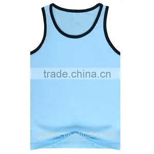 New Design Plain no Brand 100%cotton Tank Tops thumbnail-1