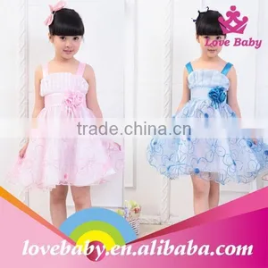 Trendy Baby Dress/Sleeveless Striped Flower Dress/baby Dress Cutting LBE4092300 thumbnail-2