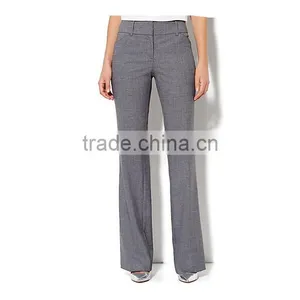 Women Suit Pants Work Straight Long Slim Trousers Pants thumbnail-1