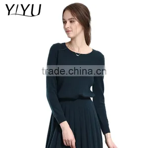 Winter Casual Women O-neck Cashmere Pullover Sweater thumbnail-1