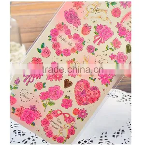 Custom Carton Paper Sticker Gold Stamp Sticker for Decoration DIY Sticker thumbnail-4