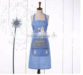 Advertising Promotional Gifts Small White Rabbit Kitchen Apron Custom Anti - Foupler Peach Skin ad Custom Gift Aprons thumbnail-3