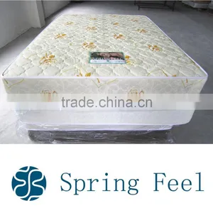 Extra Comfortable Jaquard Fabric Continuous Spring Mattress With Border Wire thumbnail-1