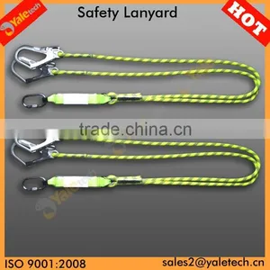 YL-E523 Electrical Safety Lanyard/adjustable Safety Rope/shock Absorbing Lanyard thumbnail-1