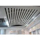 Domed Linear Metal Ceiling Aluminum Install With Curved Keel , Curved Ceiling for Station thumbnail-1