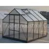 4mm / 6mm PC Sheet Backyard Hobby Greenhouse Kits / Galvanized Steel Waterproof Green House thumbnail-1