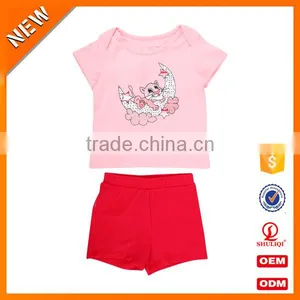 Custom Cotton Unisex Children Clothing 2016/ Printed Kids Clothes &children's Clothing Sets From China Supplier H-1674 thumbnail-1