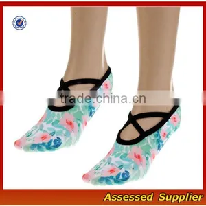 FXS148/ Custom Colorful Print Pilates Yoga Sock Ballet Socks thumbnail-1