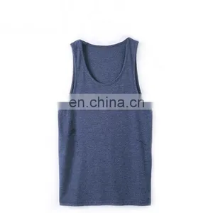 Wholesale Plain Loose Fit Tank Tops for Men thumbnail-2
