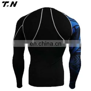 Custom Printed Long Sleeve Mma Rash Guard Rashguard Manufacturer thumbnail-4