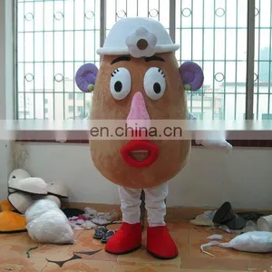 NO.3673 Broad Bean Mascot Costume thumbnail-1