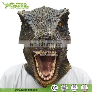 T-rex Dinosaur Mask Costume Cosplay Halloween Party Replica thumbnail-1
