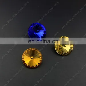 3019 Point Back Crystal Stones With Round Shape thumbnail-1