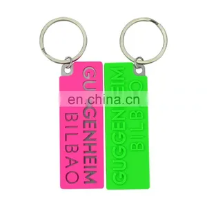 No Minimum Key Chain New Product Custom Double Sided Logo Pvc And Metal Keychain thumbnail-2