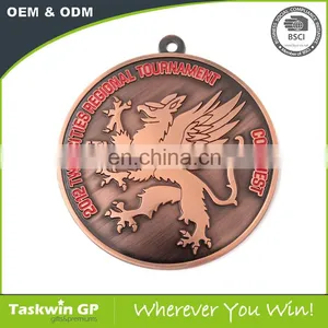 Best Sales Cheap Custom Embossed Metal Medals thumbnail-1