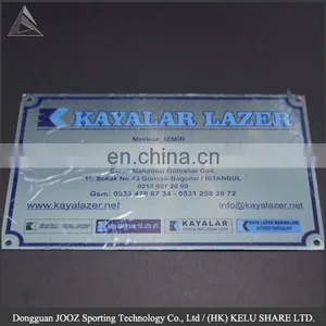 Metal Data Info Name Plate With Protective Film thumbnail-1