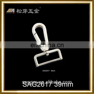 Matt Surface Zinc Alloy Turn Sanp HookFor Handbag, Plated Turn Snap Hook Buckle thumbnail-1