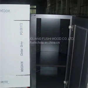 Good Quality Solid Wood Kitchen Cabinet W2440 Wall Cabinet for Sale thumbnail-2