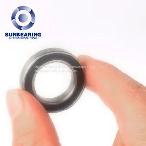 SUNBEARING Deep Groove Ball Bearing 6802 2RS By Size:15*24*5mm thumbnail-3