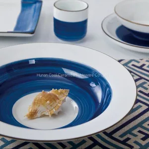 Under Glazed High-quality Style Ceramic Animal Hand Printed Dinner Set Tableware thumbnail-2