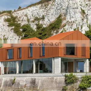 Corten Steel Facade House thumbnail-1