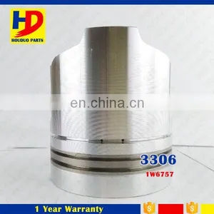 Excavator Engine Piston OEM 1W6757 3306 3304 Piston With Alfin thumbnail-2