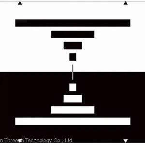 Sine Image Bar Test Chart for Checking the Transmission Characteristics of TV Cameras thumbnail-1