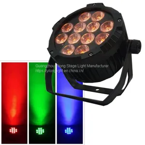 Yilong Factory Outdoor Waterproof 12PCS 18W RGBWAUV 6in1 Led Par Garden Light thumbnail-1