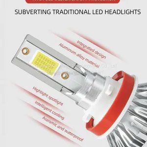 H11 LED Headlight Bulb, 24W 6500K 2200Lumens Extremely Brigh H4 H7Cob-1021 thumbnail-2