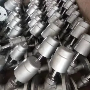 Pneumatic Threaded Angle Seat ValveStainless Steel Flange Angle Seat Valve Pneumatic Angle Seat Valve thumbnail-3